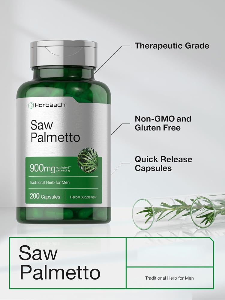 Horbäach Saw Palmetto Extract - 200 Capsules - image 4