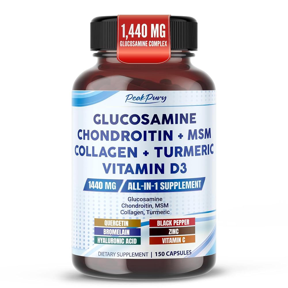 PeakPury Glucosamine HCl 1440 mg Joint Support - 150 Capsules