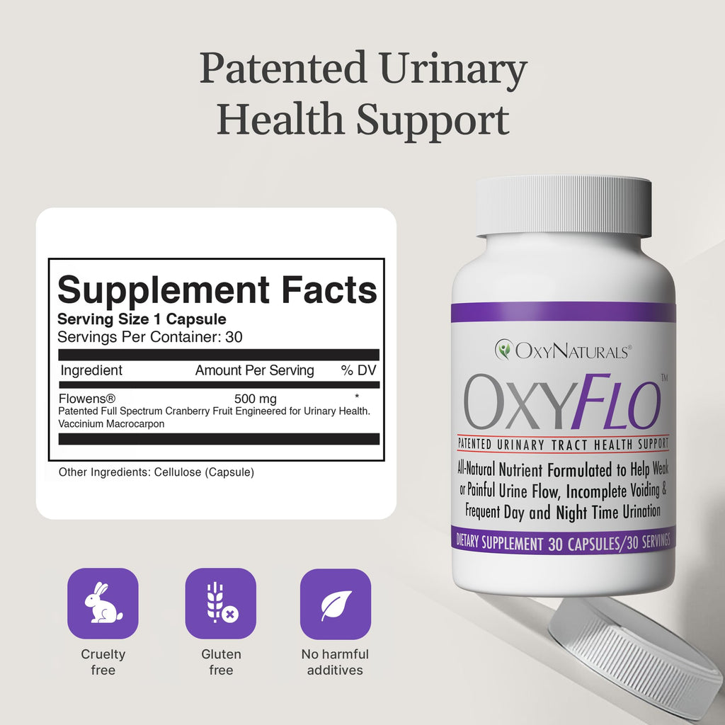 OxyNaturals OxyFlo Bladder Support Supplement - 30 Capsules - image 2