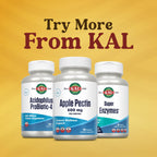 KAL Apple Pectin 600mg Soluble Prebiotic Fiber - 120 Vegetarian Capsules - image 6