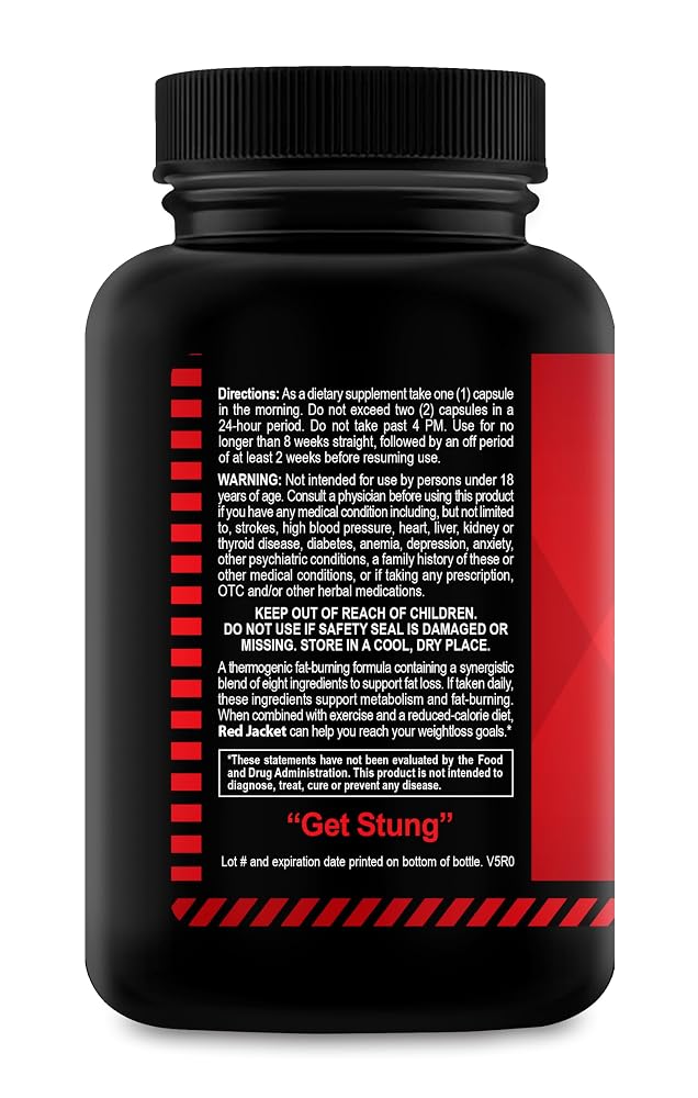 BIODEV Red Jacket Thermogenic Fat Burner - Energy & Metabolism - image 2