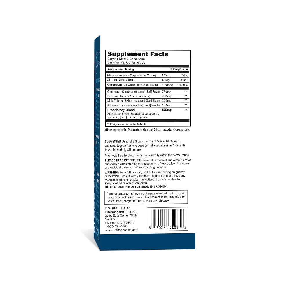 Dr. Stephanie's 24 Hour Extra-Strength Pancreas Health - 90 Capsules - image 3