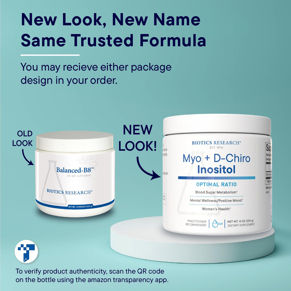 BIOTICS RESEARCH Myo Inositol D-Chiro Inositol 40:1 B8 Powder - 8oz - image 4