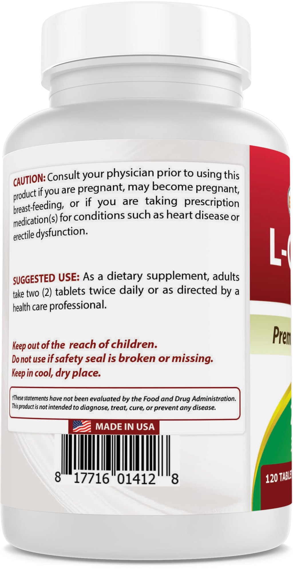 Best Naturals L-Citrulline 2000mg/Serving - Non-GMO - Gluten Free