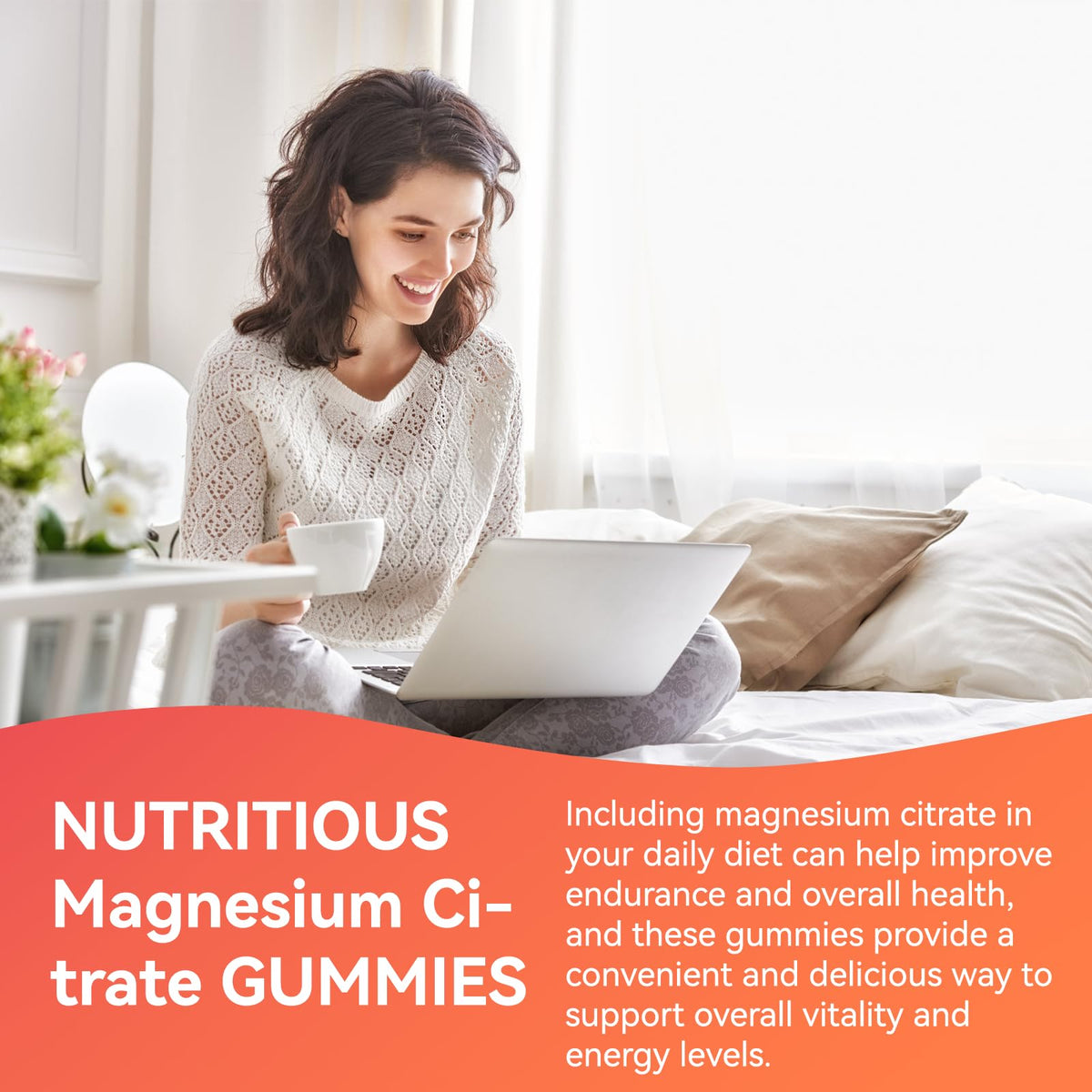 EAZGOO Magnesium Citrate Gummies - 60 Count - image 3