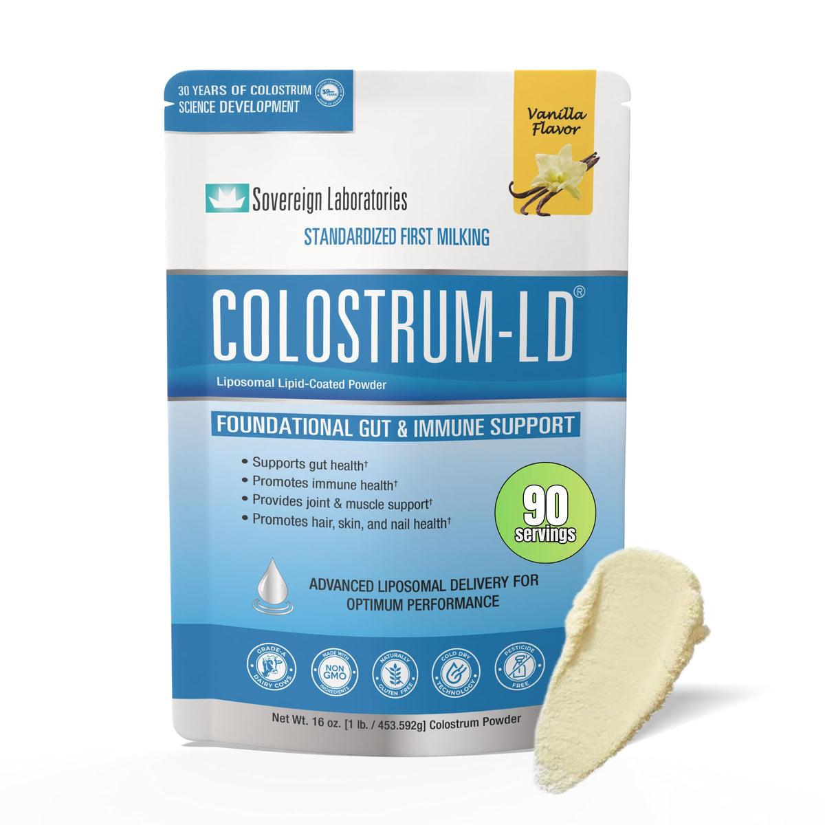 Colostrum-LD Powder Natural Vanilla Flavor - 453g