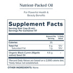 HERITAGE STORE USDA Organic Black Seed Oil, Cold Pressed, 8 fl oz - image 3