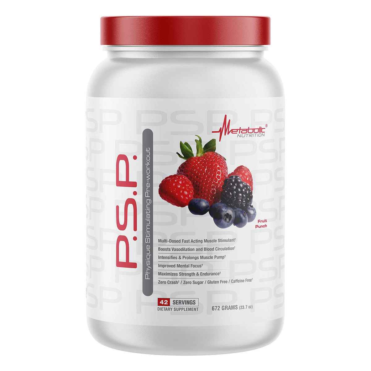 Metabolic Nutrition P.S.P. Physique Stimulating PreWorkout 672g Zero