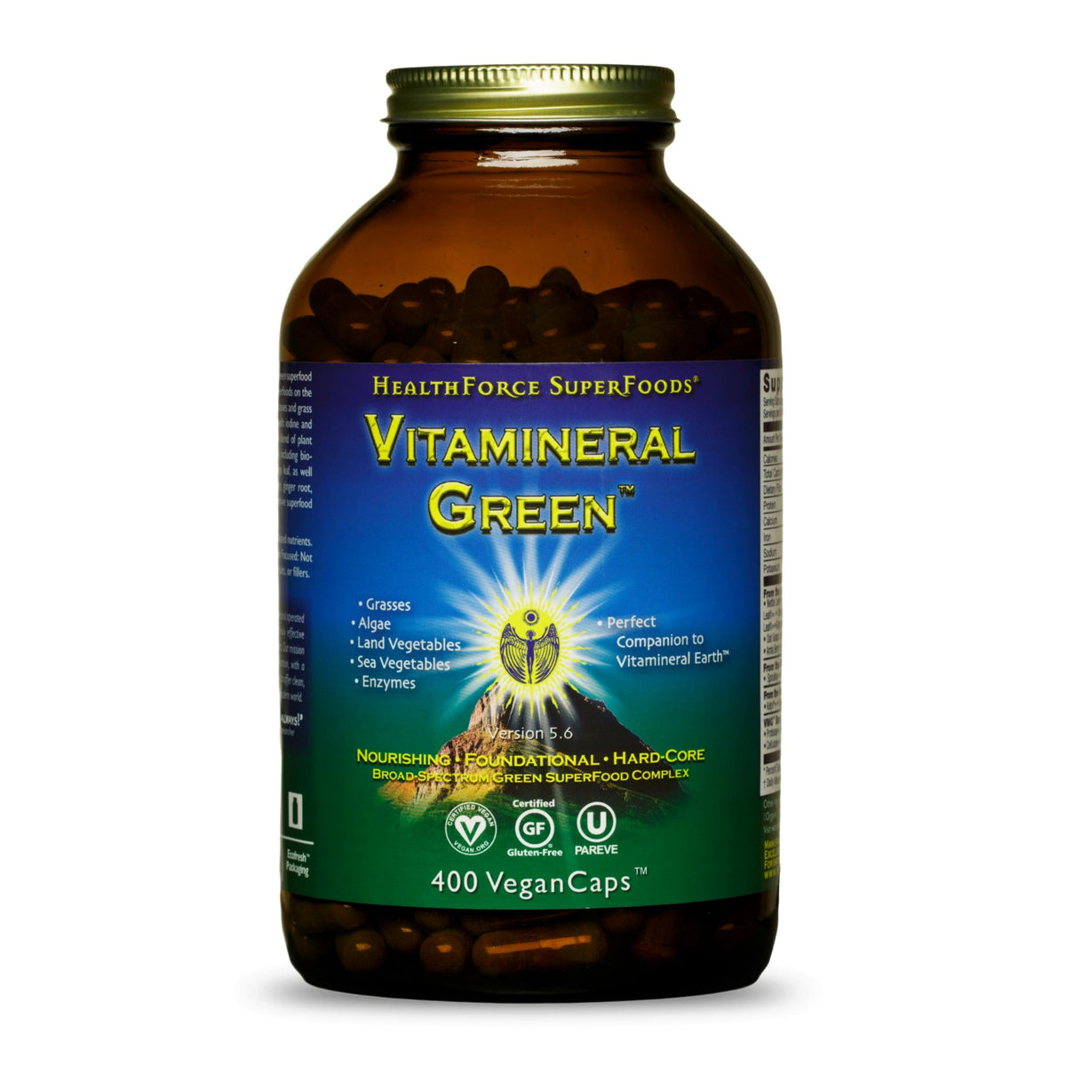 HEALTHFORCE SUPERFOODS Vitamineral Green Mineral Supplement - 400 Capsules