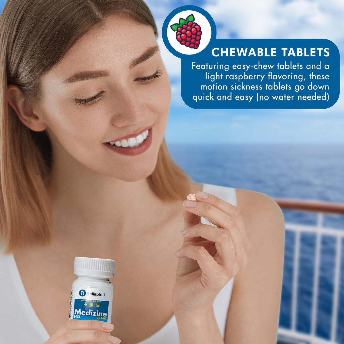 Reliable-1 Laboratories Meclizine HCL - Prevent Nausea