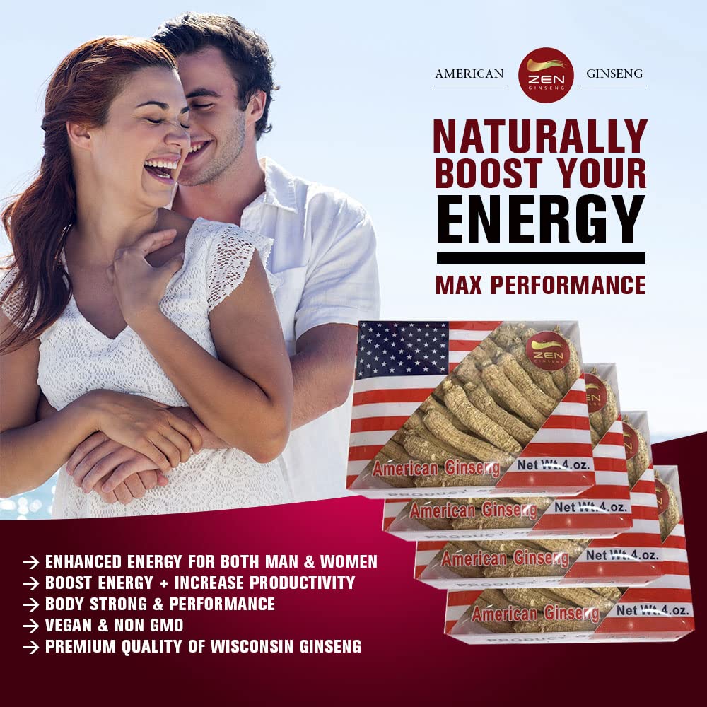 Zen Ginseng 2 Boxes of Hand Selected American Ginseng Root-Small Tail