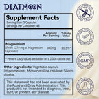 DIATMOON Magnesium Glycinate 1270mg - 90 Capsules - image 8
