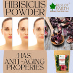 BLISS OF EARTH Pure Natural Hibiscus Powder - 100g - image 5
