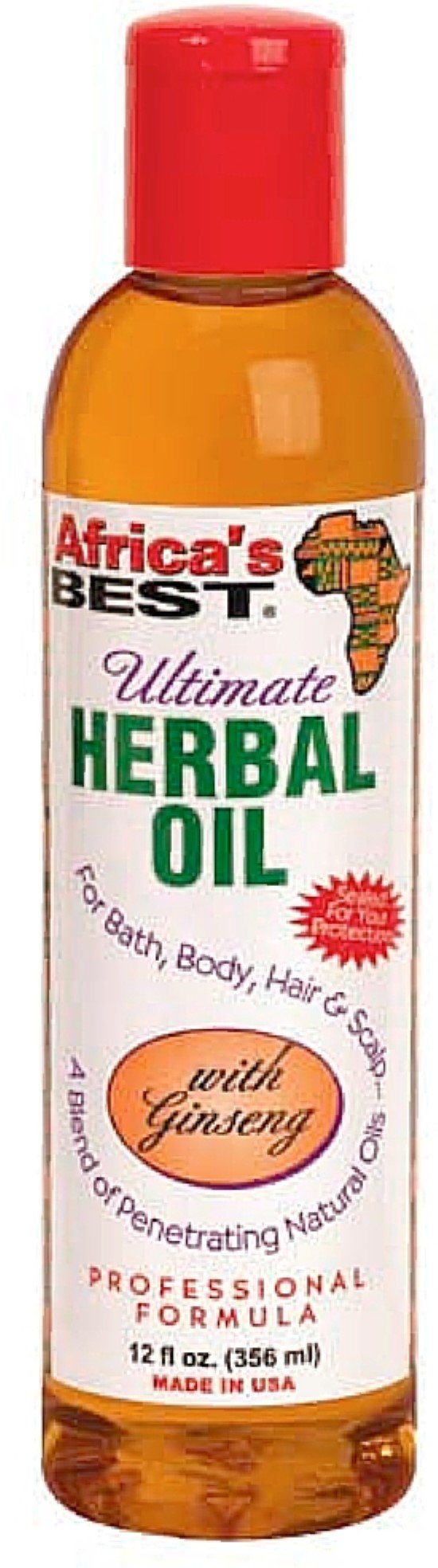Africa's Best Ultimate Herbal Oil with Ginseng - 8 Pack