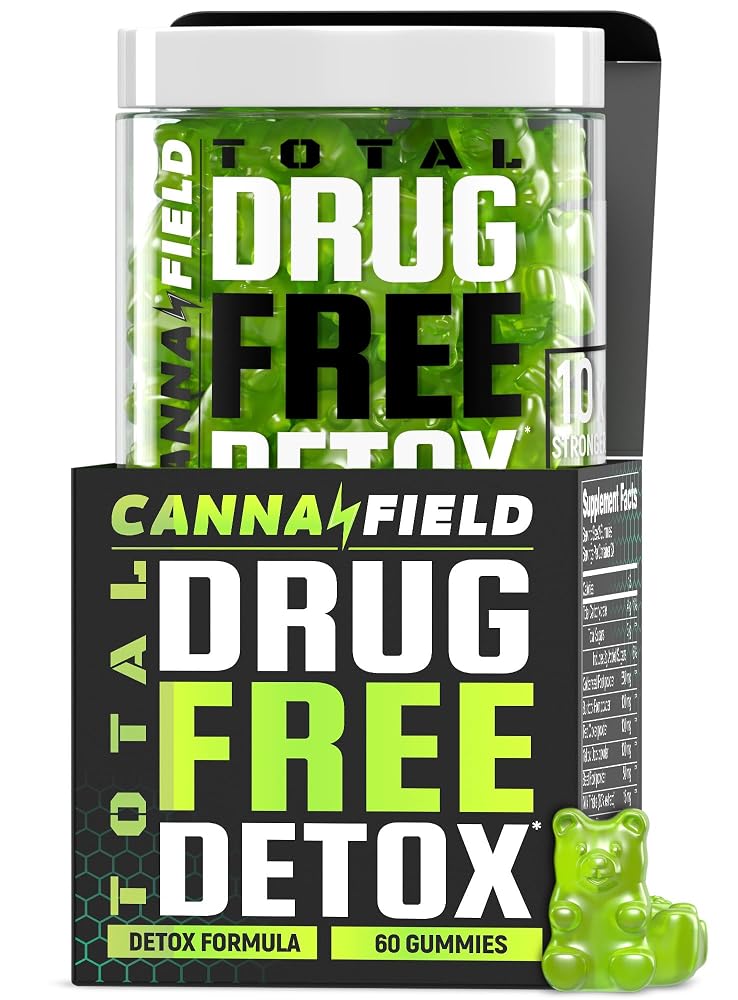 CANNA FIELD Full Body Cleanse Detox Gummies - 60 Count