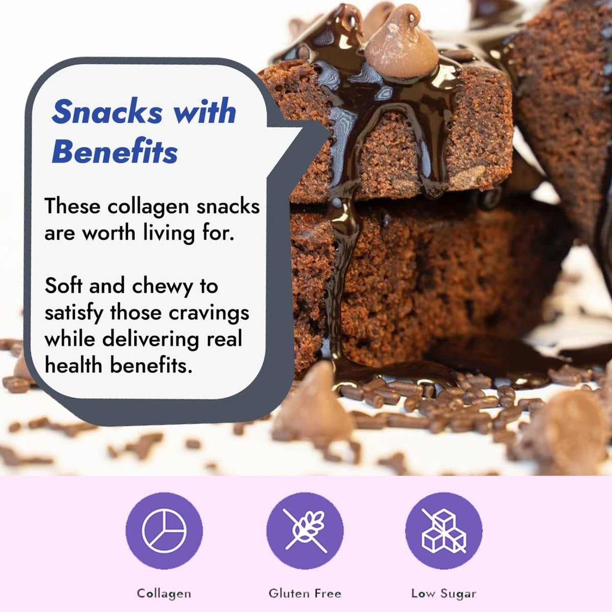 321glō 321glo Collagen Protein Brownie