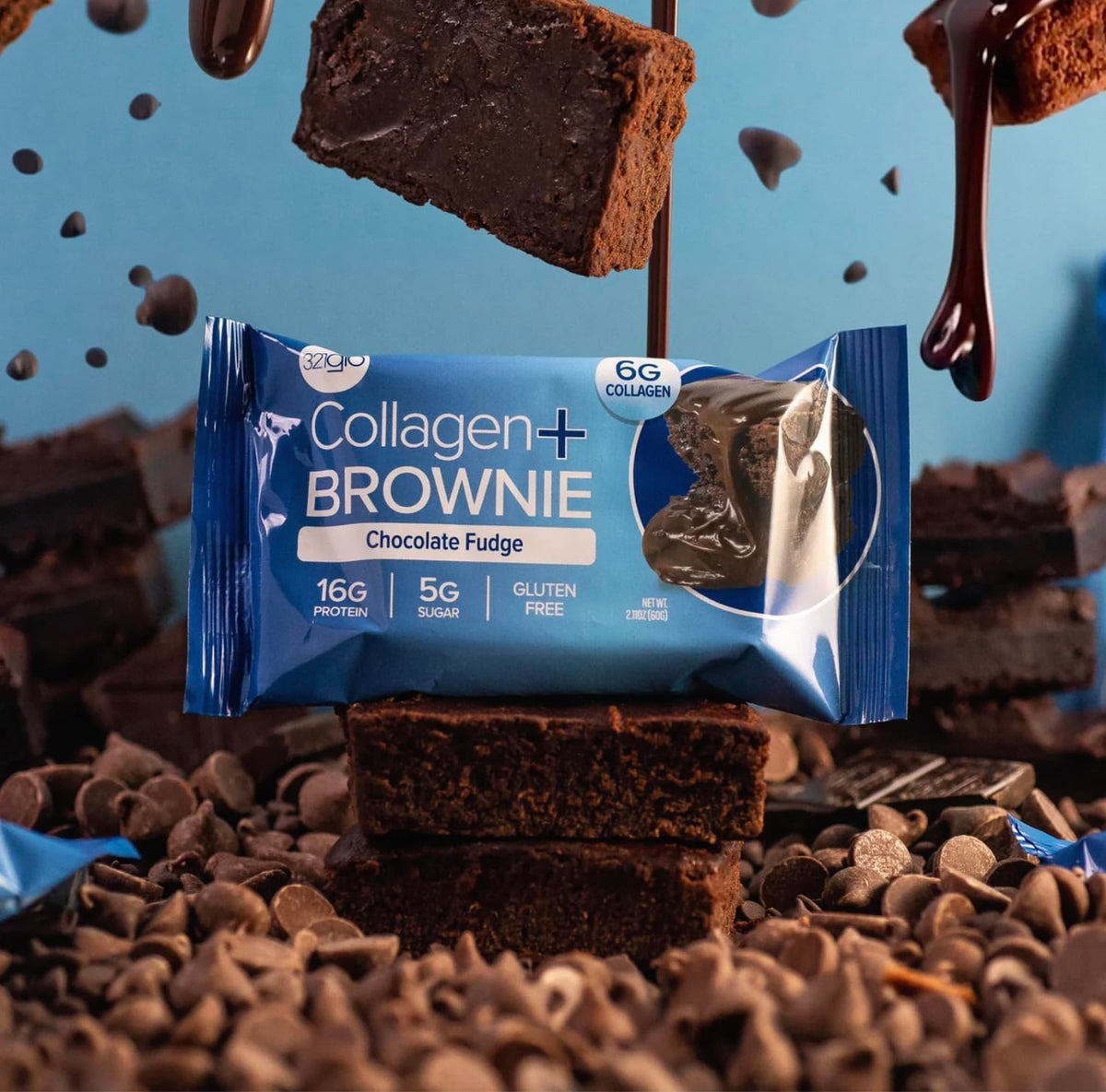 321glō 321glo Collagen Protein Brownie