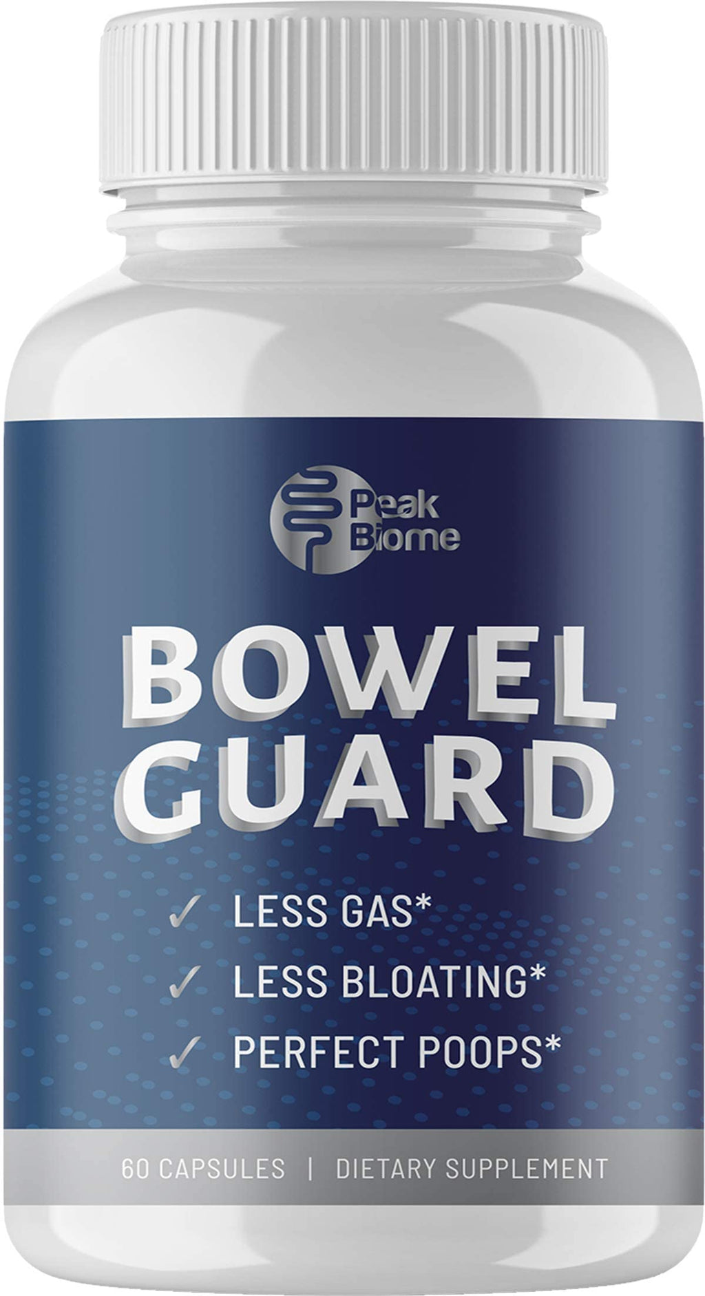 Peak Biome Bowel Guard Digestive Enzyme Supplement - 60 Capsules