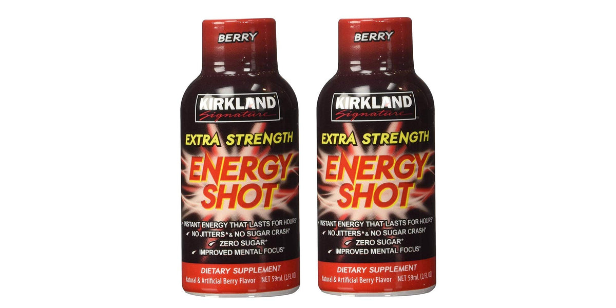 Kirkland Signature Extra Strength Energy Shot - 96 Bottles