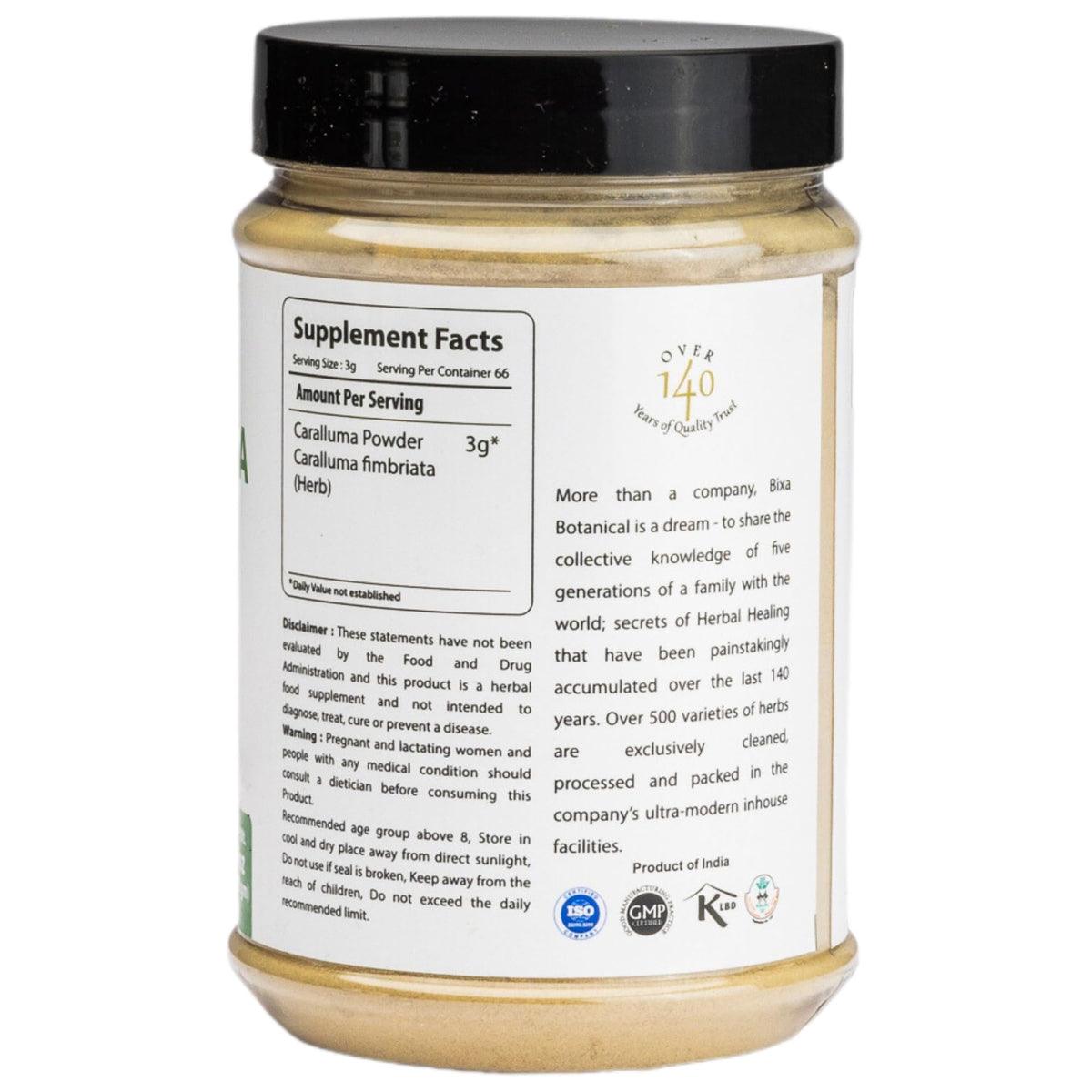 bixa BOTANICAL Caralluma Fimbriata Powder - 200 Grams - image 2