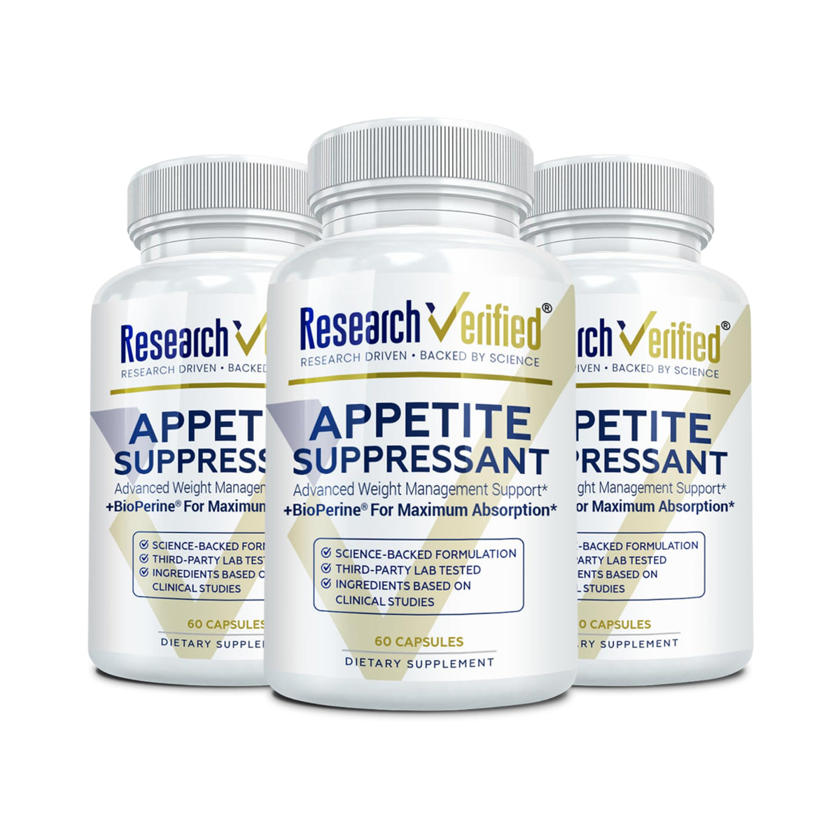 Research Verfied Appetite Suppressant - 60 Capsules