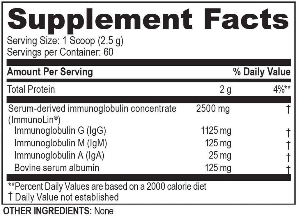 Brain Bean Ultra Pure IgG Immunoglobulin Powder - 150g - image 9