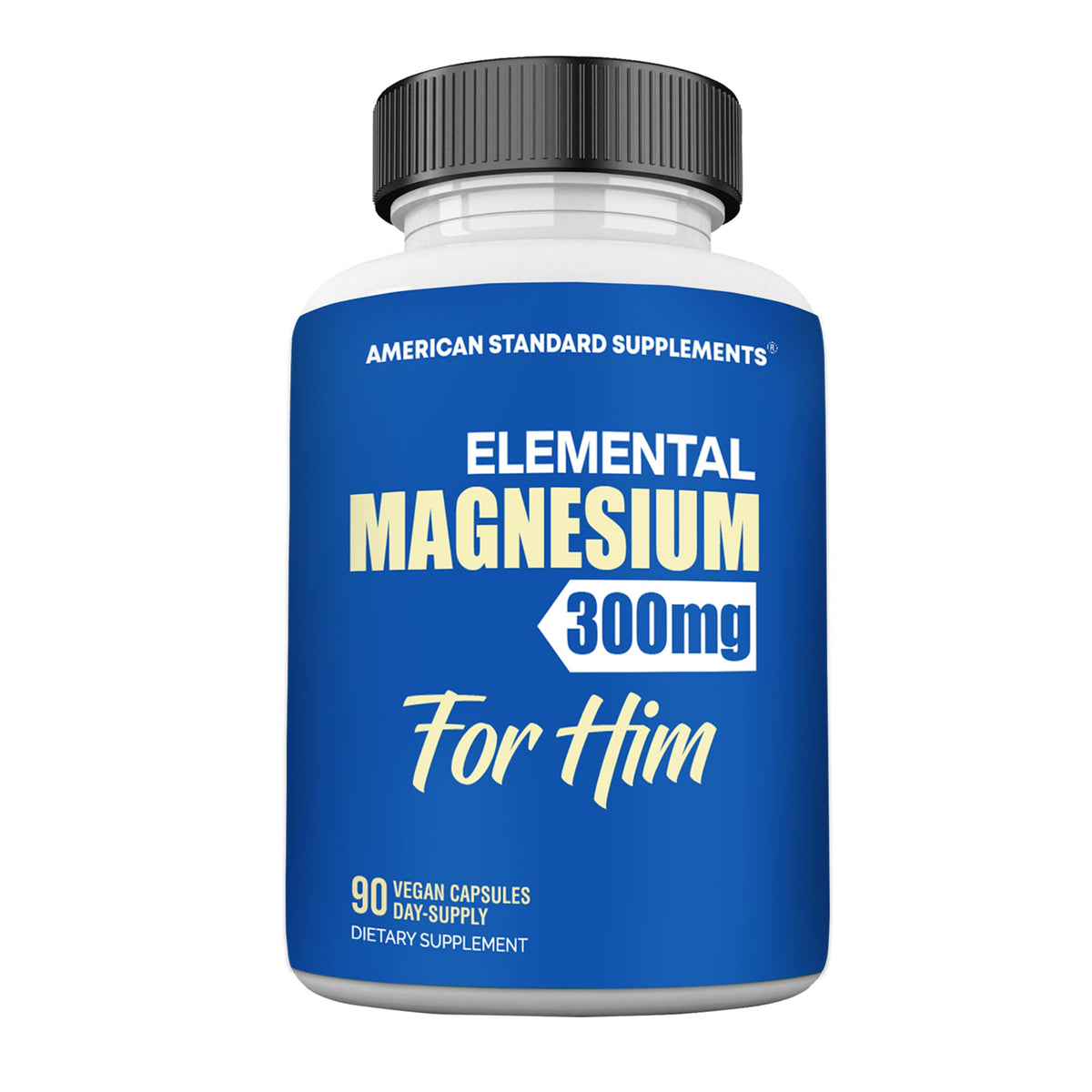 American Standard Supplements Magnesium Glycinate 300mg - 90 Capsules