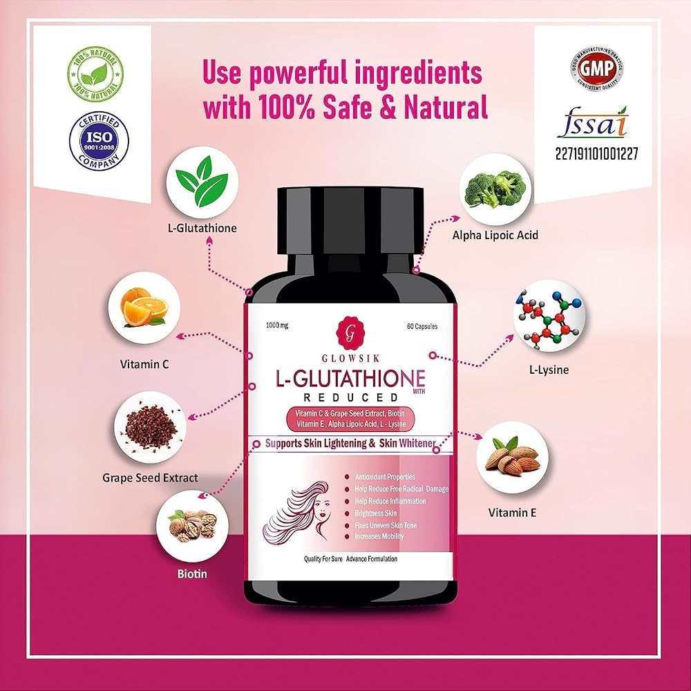 Generic Organic Touch Boitec L Glutathione 1000mg - 60 Capsules - image 4