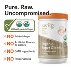 swiig Organic Super Greens Powder - 90 Servings - image 4