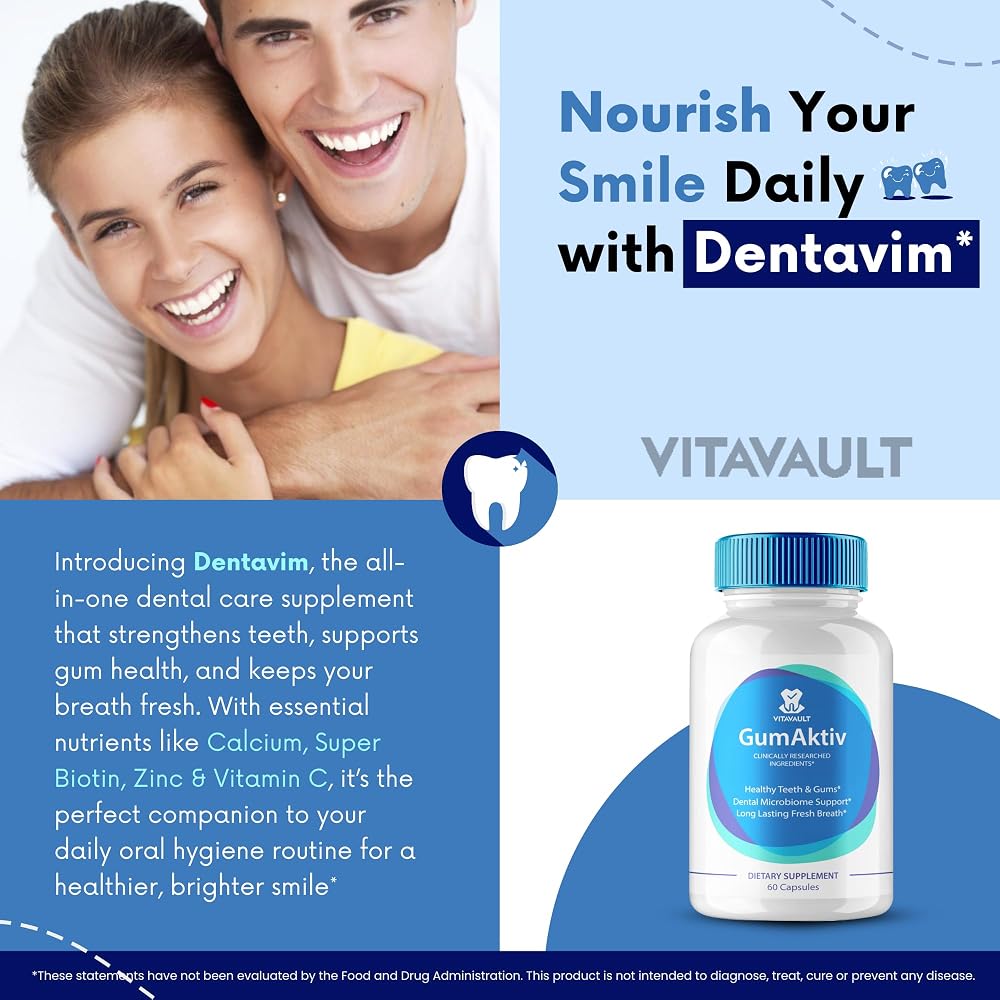 Vitavault GumAktiv Capsules Dental & Gum Health - 300 Capsules - image 6