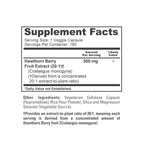 NusaPure Hawthorn Berry 500mg - 180 Vegetarian Capsules - image 4