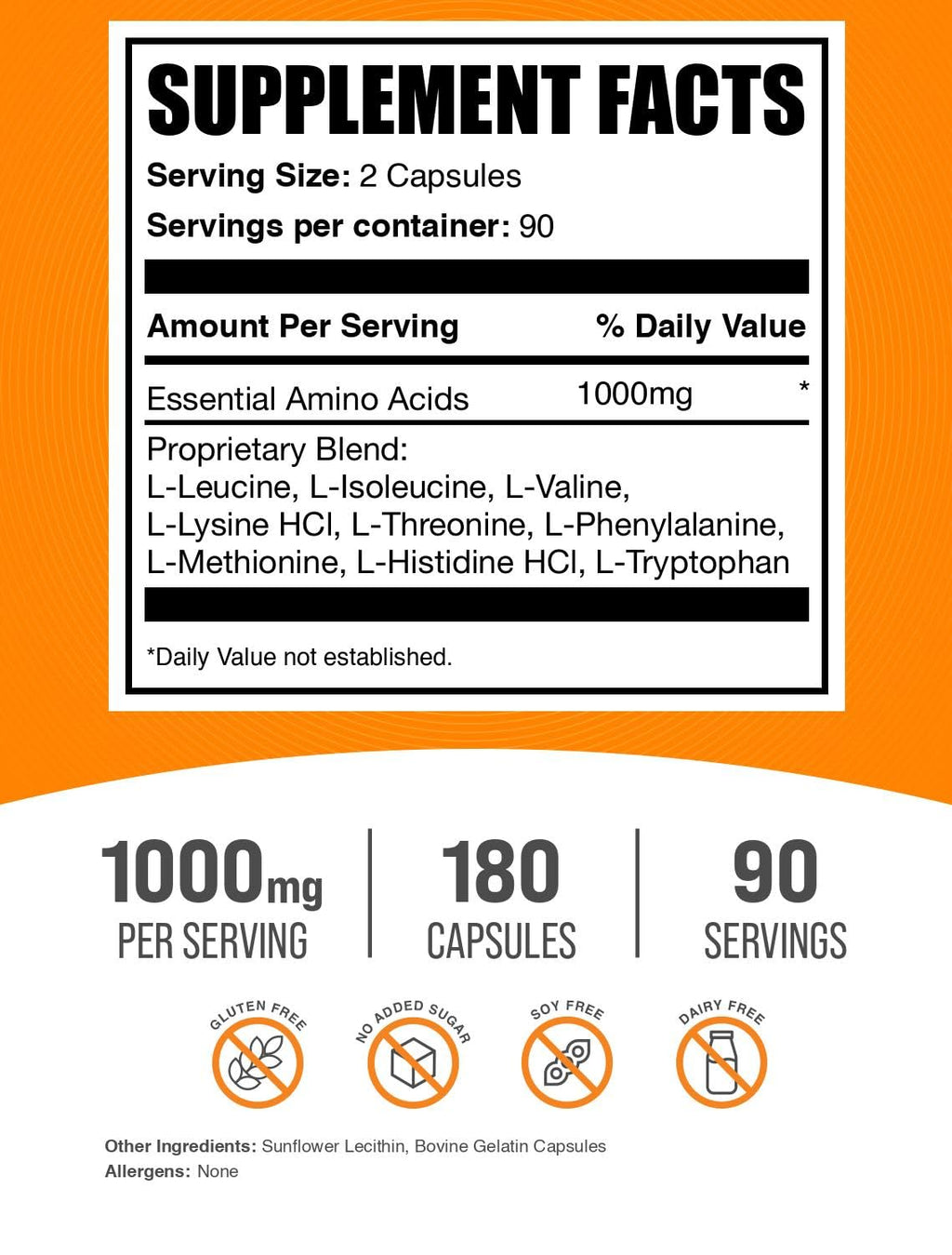 BulkSupplements.com EAA Capsules