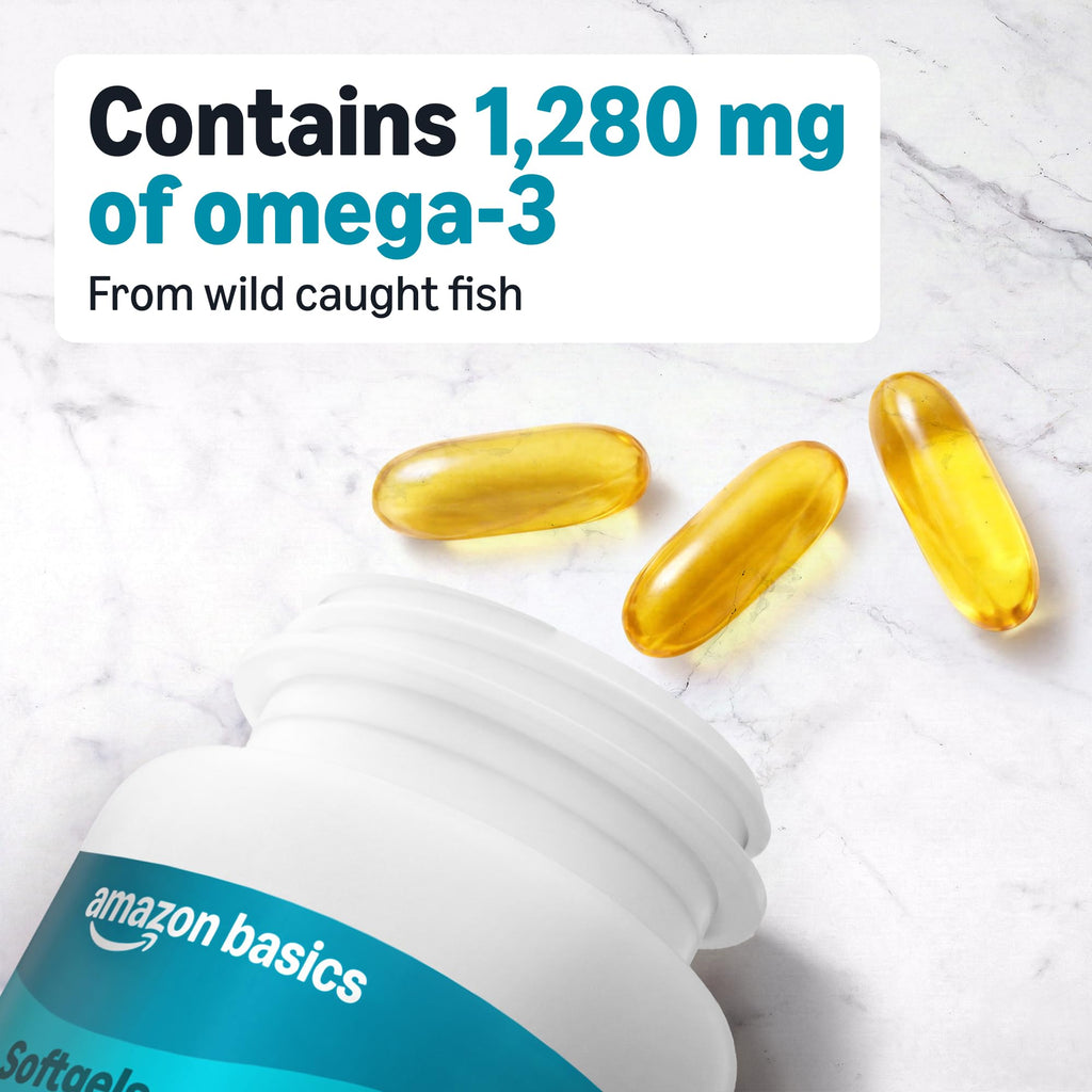 Amazon Basics Super Omega-3 with EPA & DHA - 120 Softgels - image 3
