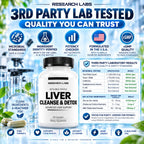 Research Labs Doctor Recommended Premium Liver Cleanse Detox & Repair