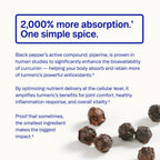 Ora Organic Turmeric Curcumin with Piperine - 90 Vegan Tablets - image 5