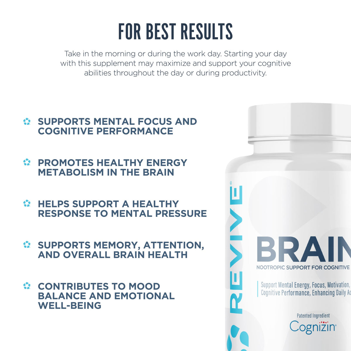 Revive MD Brain Supplement for Memory & Focus - 150 Capsules - image 5