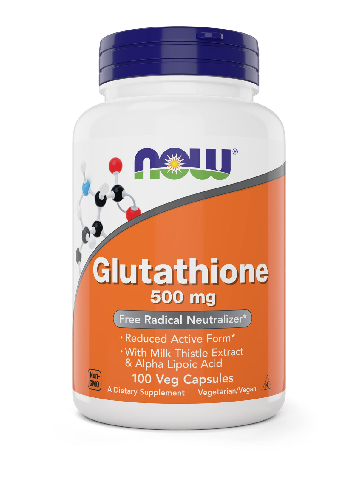NOW Foods Glutathione 500 mg - 100 Vegetarian Capsules - image 9