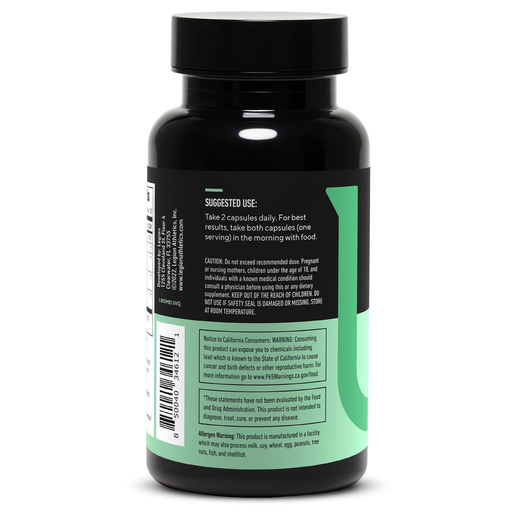 Legion Biome Probiotic Supplement for Gut Health - 60 Capsules - image 4
