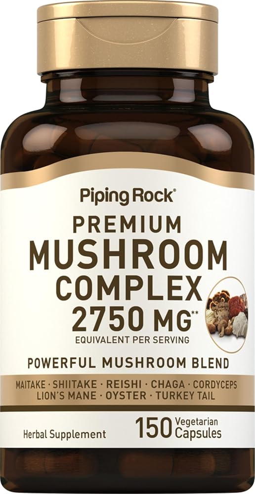 Piping Rock Mushroom Complex 8 Mushrooms - 150 Capsules