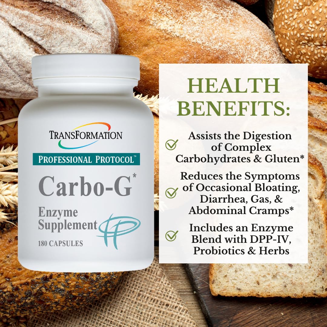 TRANSFORMATION Carbo-G Enzyme Blend with Probiotics - 180 Capsules - image 2