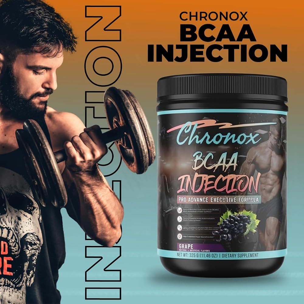 Chronox BCAA Amino Acids Energy Powder Grape - 11.46 oz - image 4