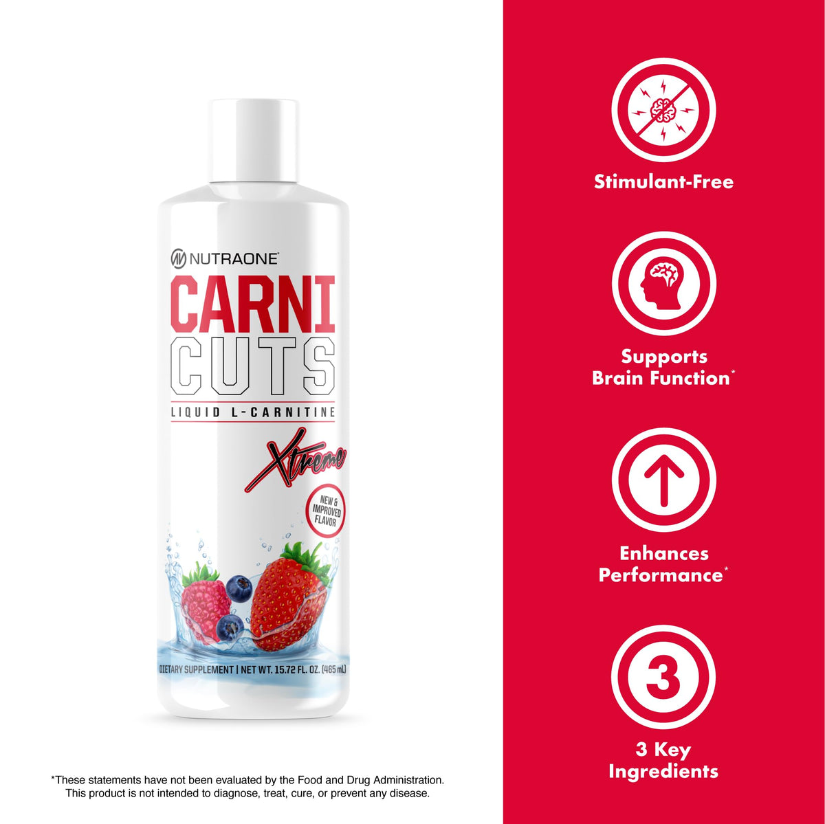 NutraOne Carnicuts Xtreme L-Carnitine Liquid - 31 Servings - image 4