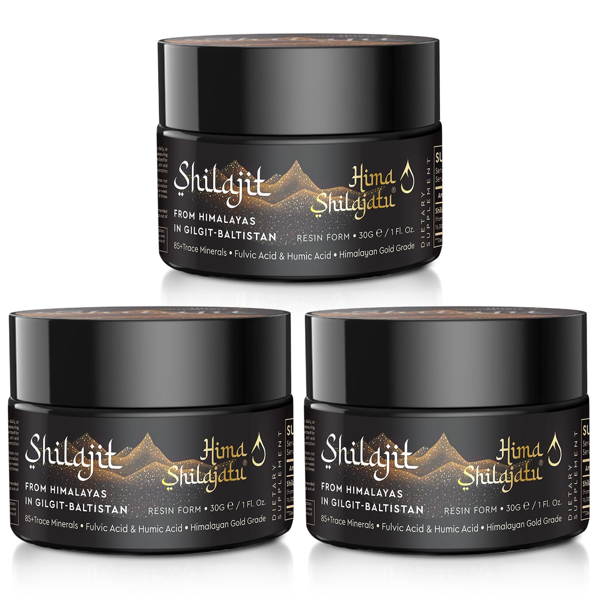 Hima Shilajatu Shilajit Purest Himalayan Organic Shilajit Resin