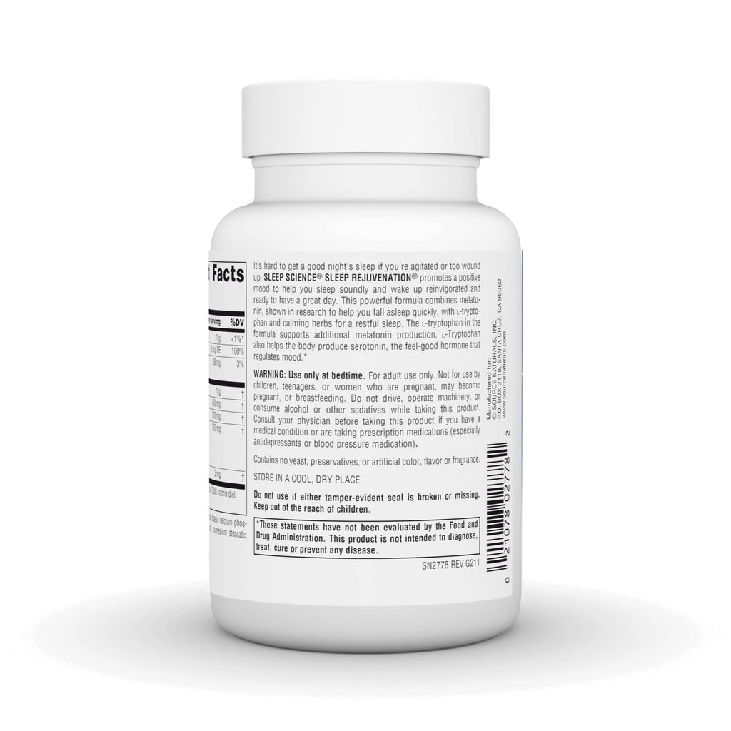 Source Naturals Sleep Science Sleep Rejuvenation - 60 Tablets - image 2