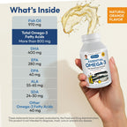 ANDREW LESSMAN Essential Omega-3 Orange - Softgels - Ultra-Pure