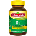Nature Made Vitamin D3 2000 IU - 220 Tablets