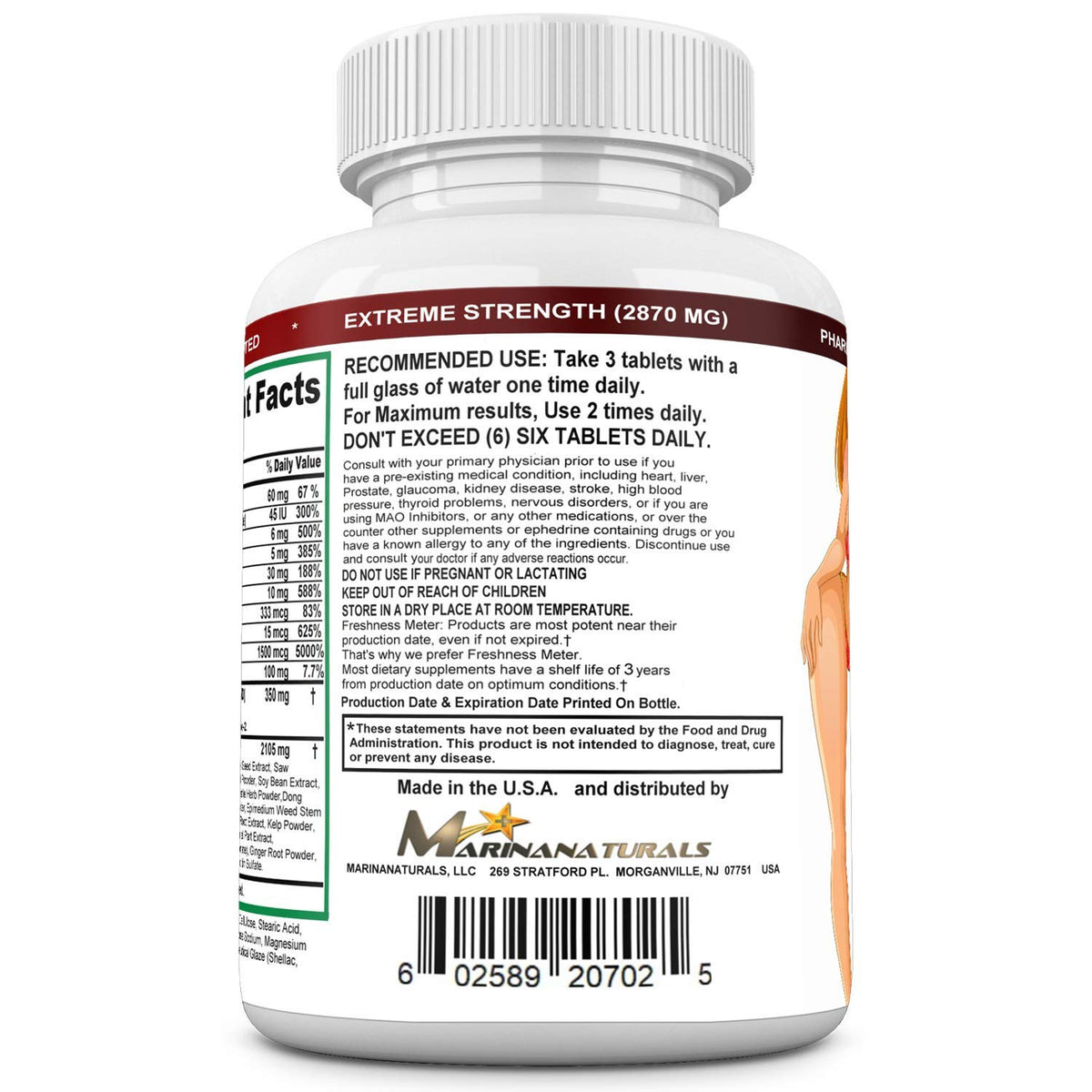 EXTREMELY NATURALS CURVIMORE Extreme Breast & Butt Enhancement - 90 Tablets - image 2