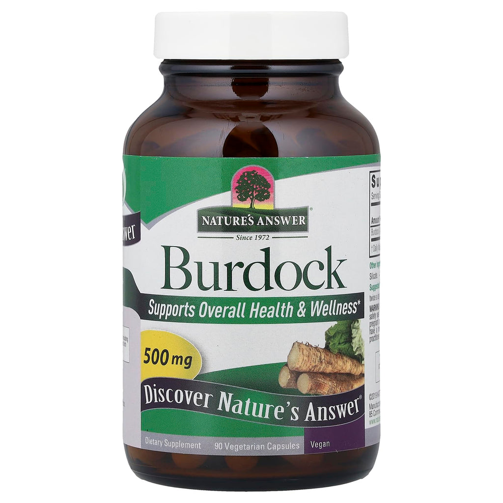 Nature's Answer Burdock Root Antioxidant - 90 Capsules
