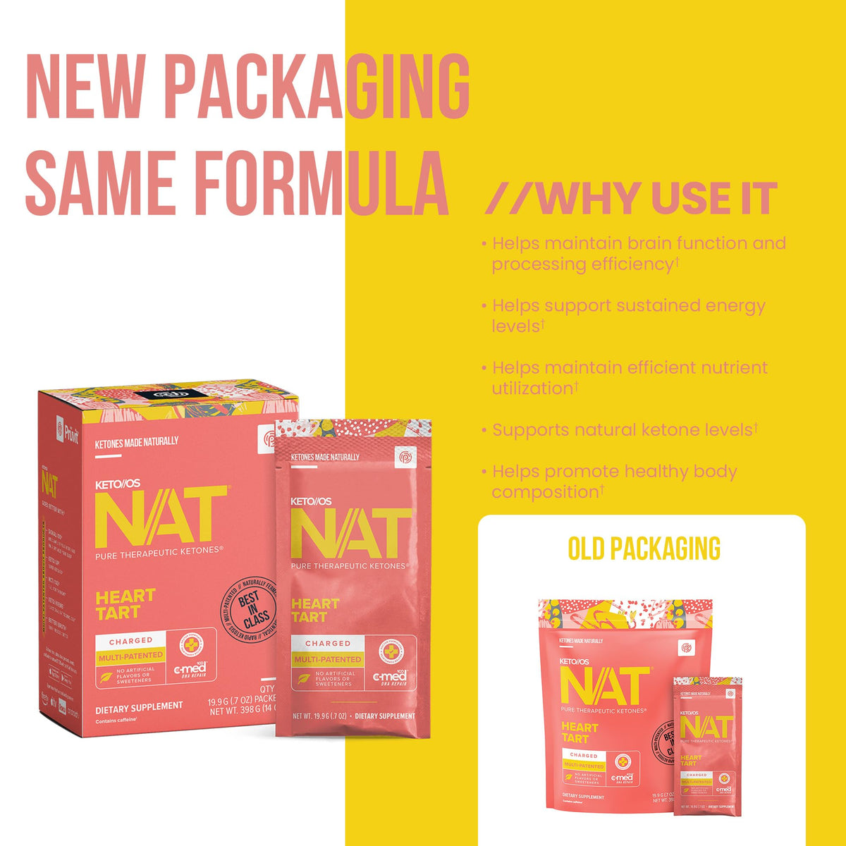 Prüvit Keto//OS NAT Heart Tart Charged Ketone Drink Mix - 20 Sachets - image 5