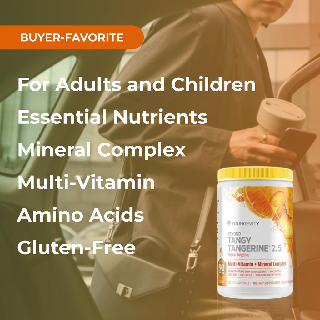Youngevity Beyond Tangy Tangerine 2.5 Citrus Peach Fusion